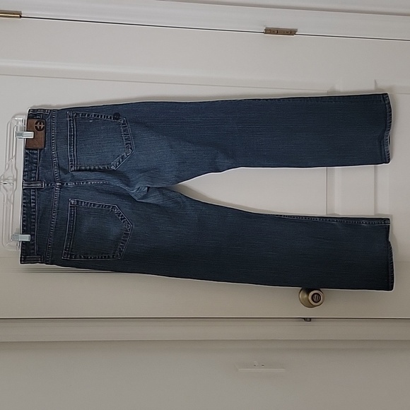 Planet Earth Size 34x32 Stretch Vintage Fit Denim Blue Jeans, Gently Used Cond. - Picture 12 of 13